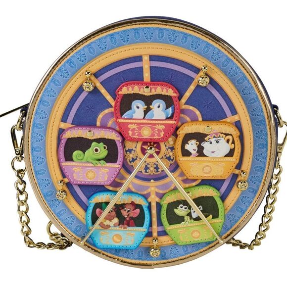 Loungefly Disney Princess Carousel Crossbody Bag - Picture 2 of 5